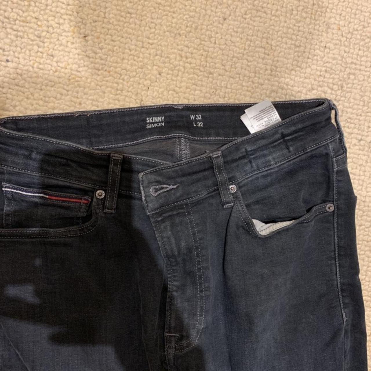 Tommy Hilfiger Men's Grey Jeans Depop