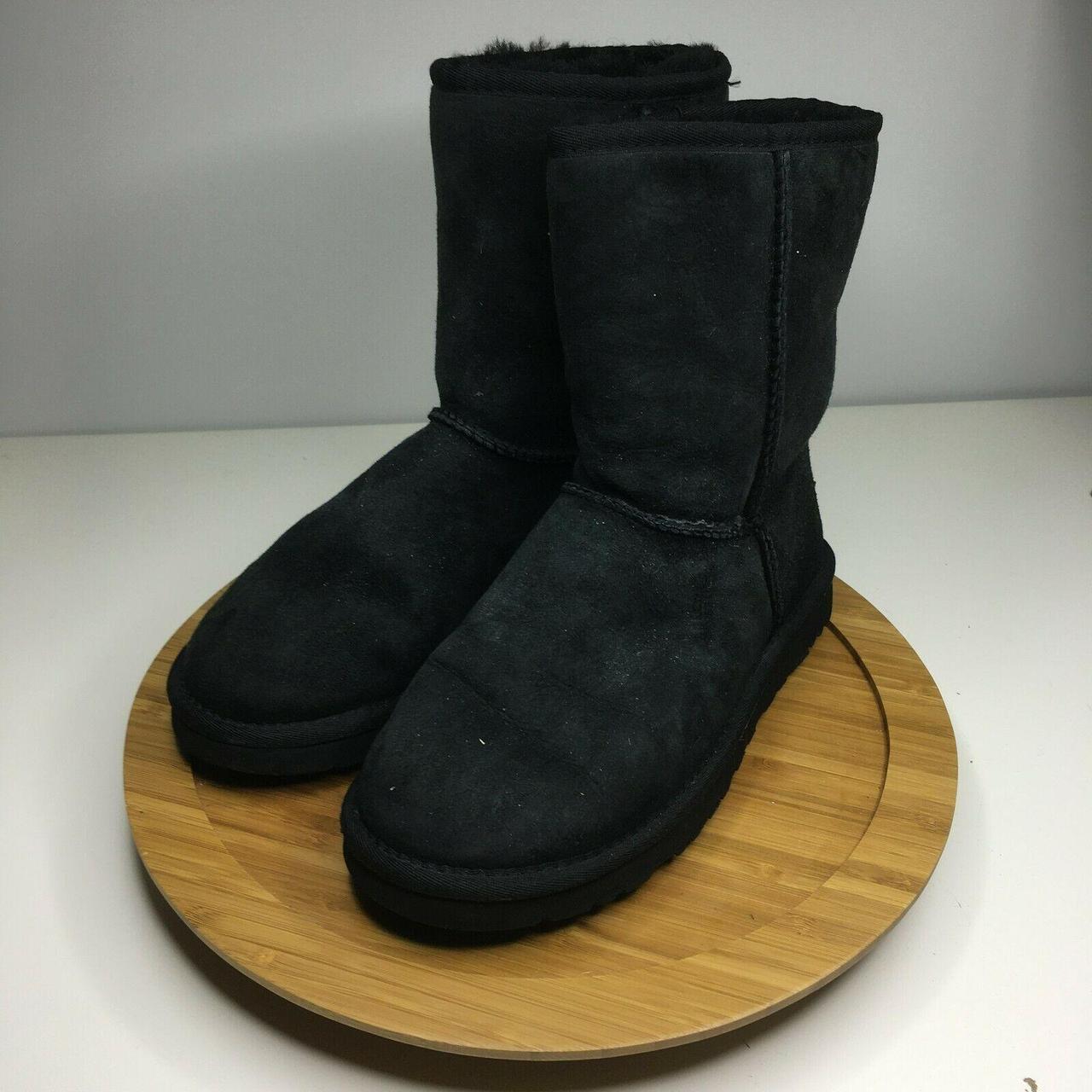 ladies black ugg boots size 6