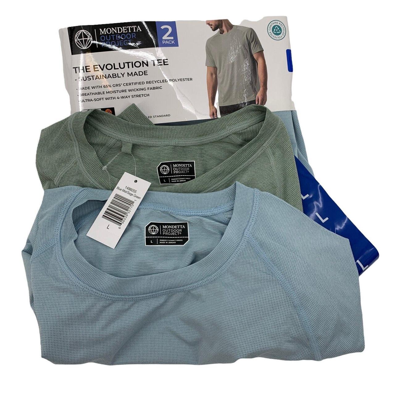 Mondetta T Shirt 2-Pack Mens L Large Evolution Short... - Depop