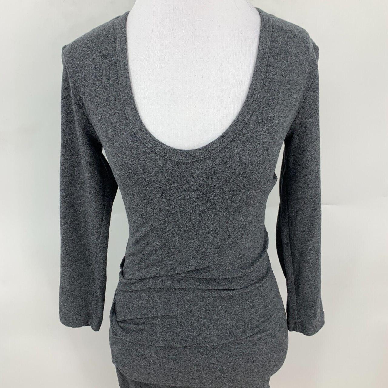 James Perse Skinny Tucked Mini Dress Womens 1 Gray... - Depop