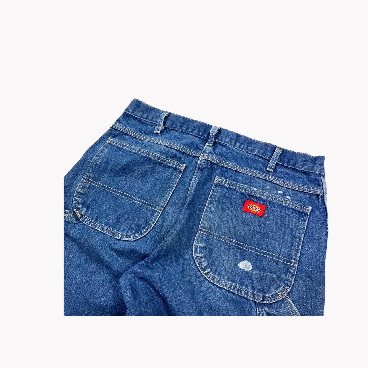 Vintage Denim Blue Dickies Carpenter Trousers Pants... Depop