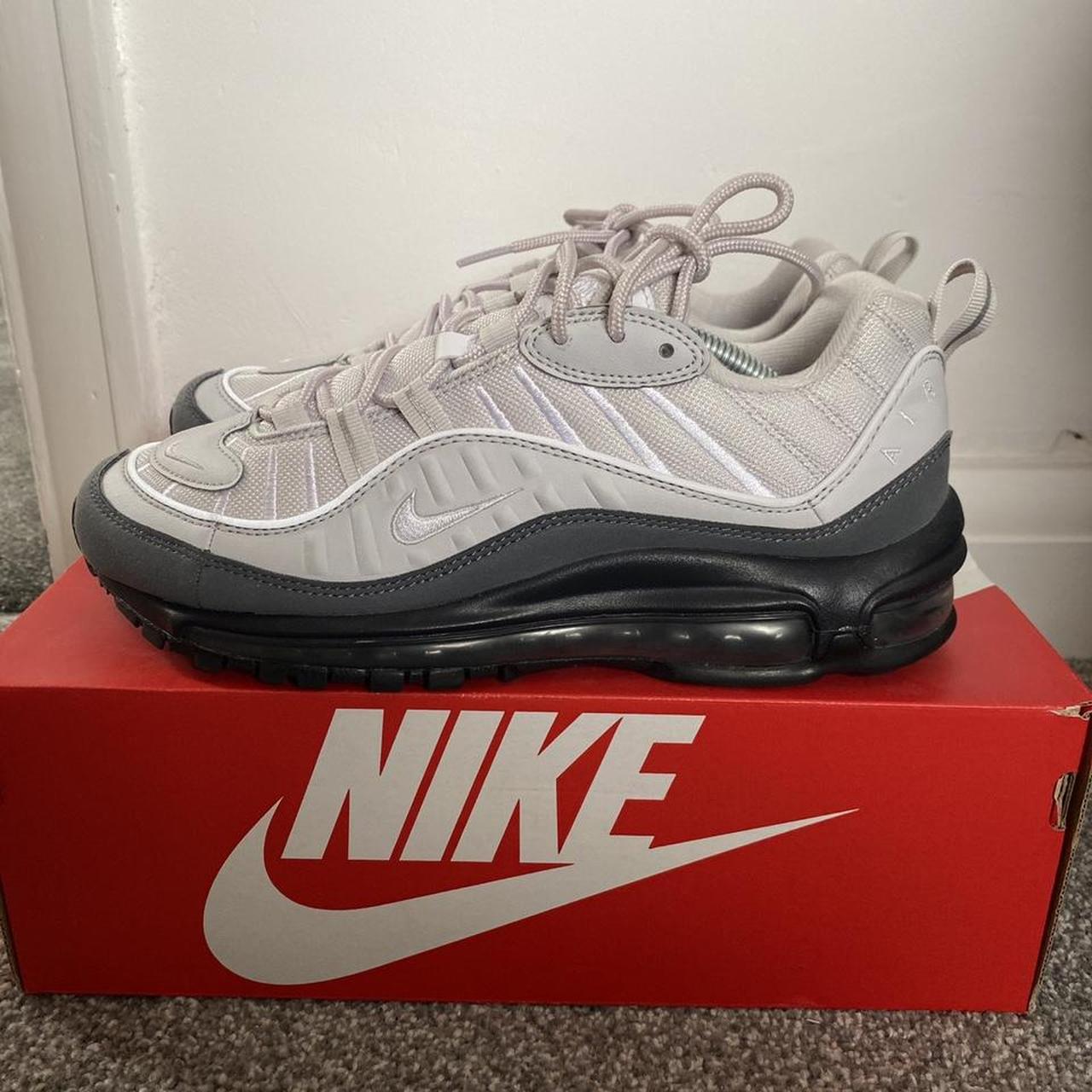 Air max 98 trainers white outlet vast grey dark grey