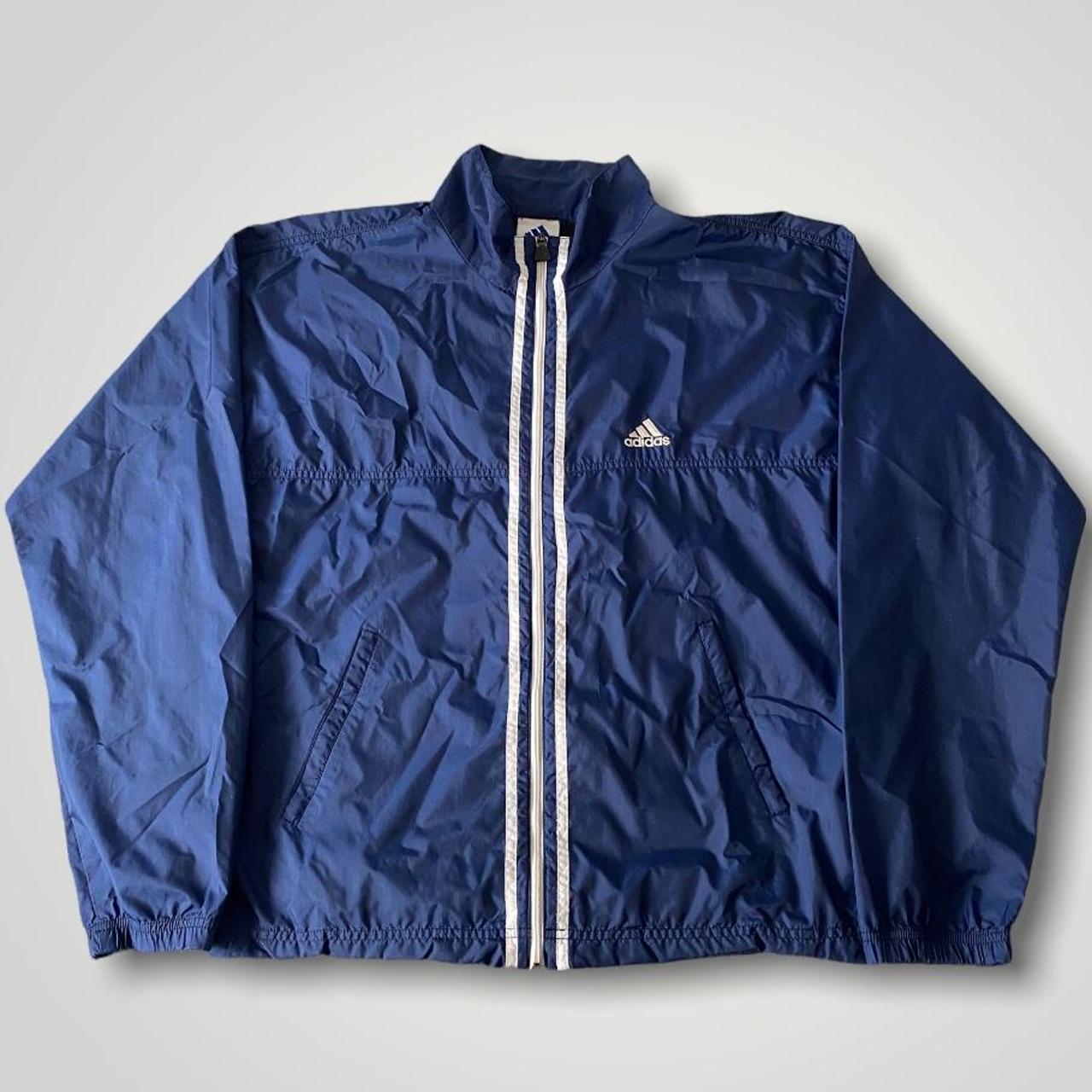 Men's Blue and White Jacket | Depop