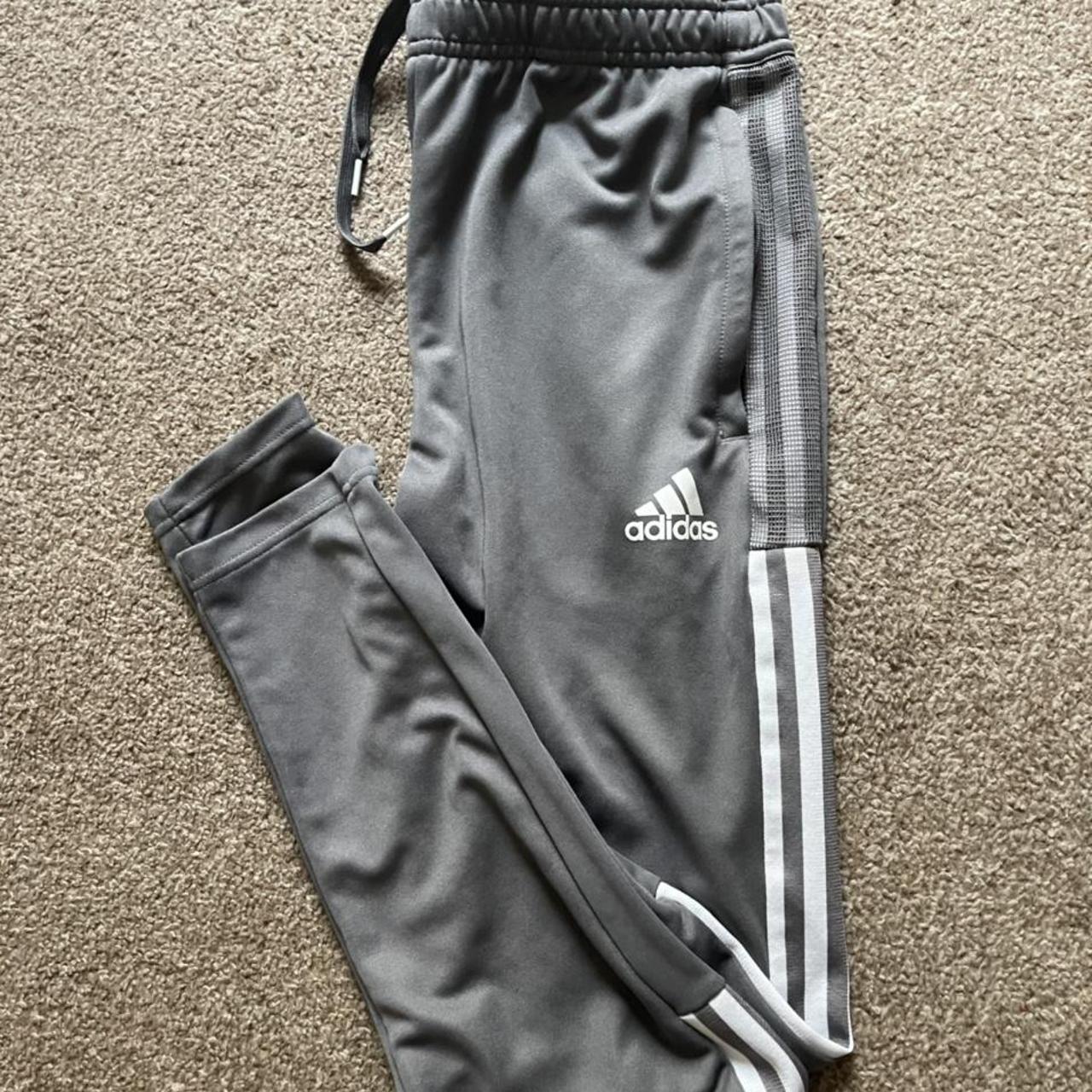 adidas tracksuit half stripe