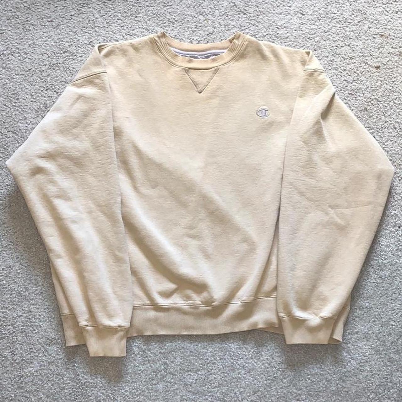 Champion on sale crewneck tan