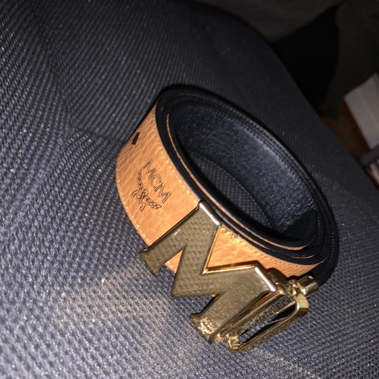 designer belt mcm