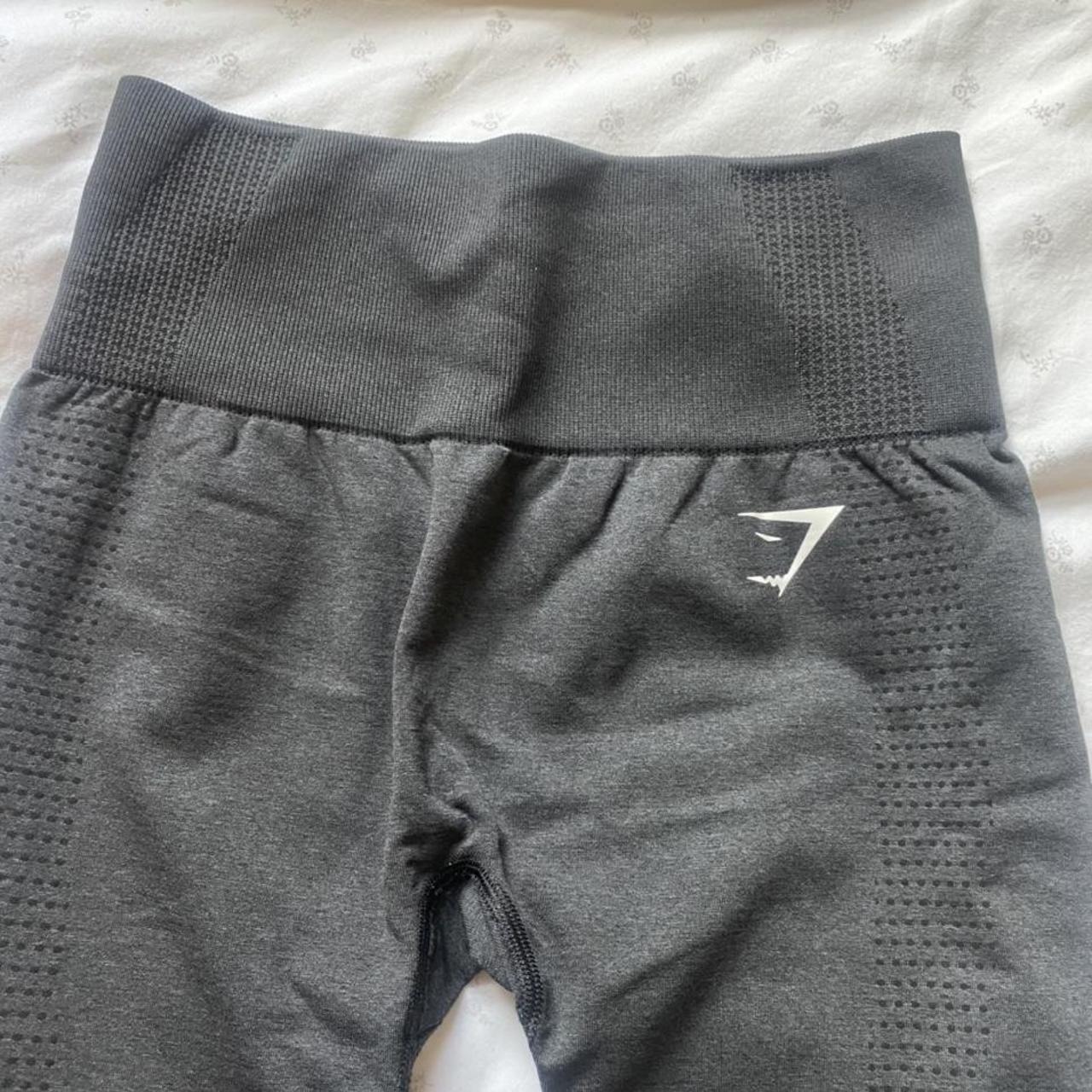 Gymshark Dark Grey Vital Seamless Shorts -Size - Depop
