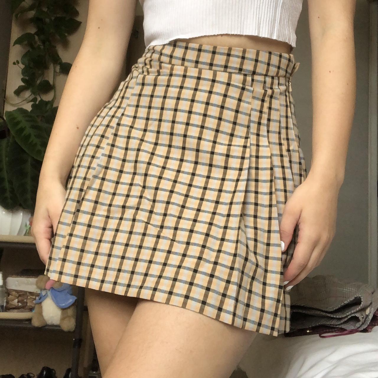 Women S Tan Skirt Depop