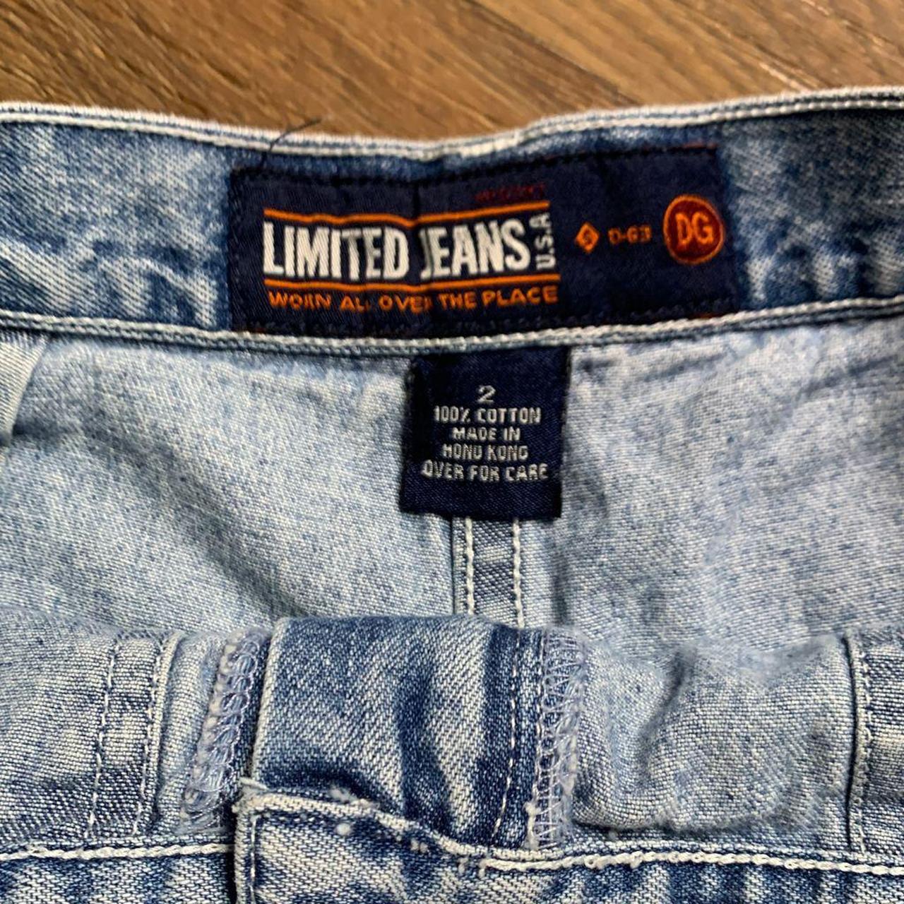 Vintage jean shorts high rise, big pockets, light... - Depop