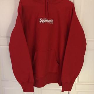 Supreme bandana box discount logo hoodie red