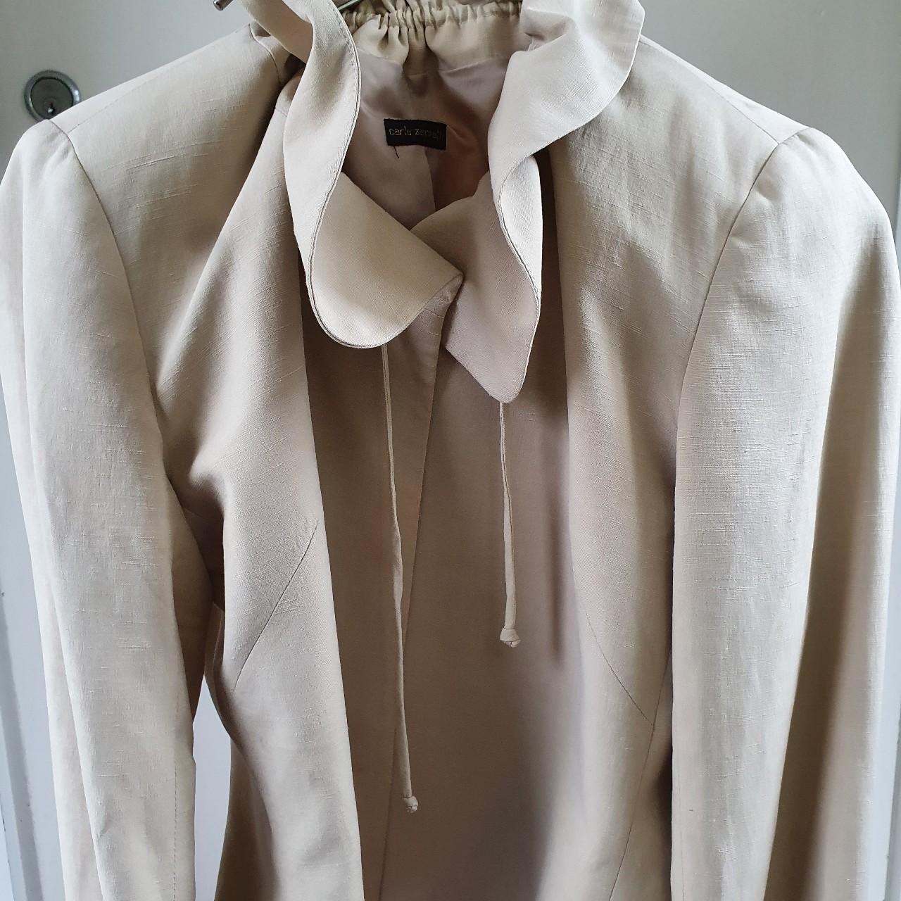 Very Lee Lin Chin vintage silk/linen CARLA ZAMPATTI... - Depop