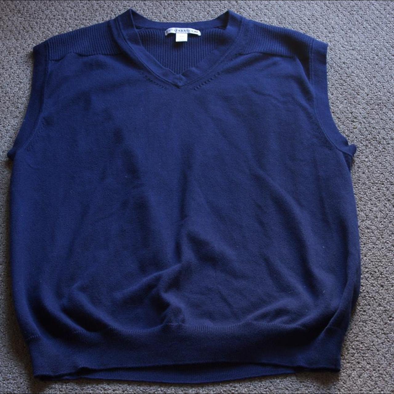 Cutter & Buck navy sweater vest sweatervest... Depop