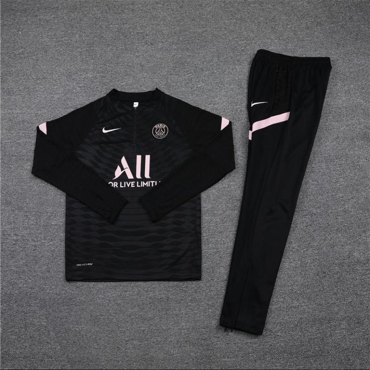 NIKE PSG TRACKSUIT (BLACK & PINK) OUT OF STOCK SOON... - Depop