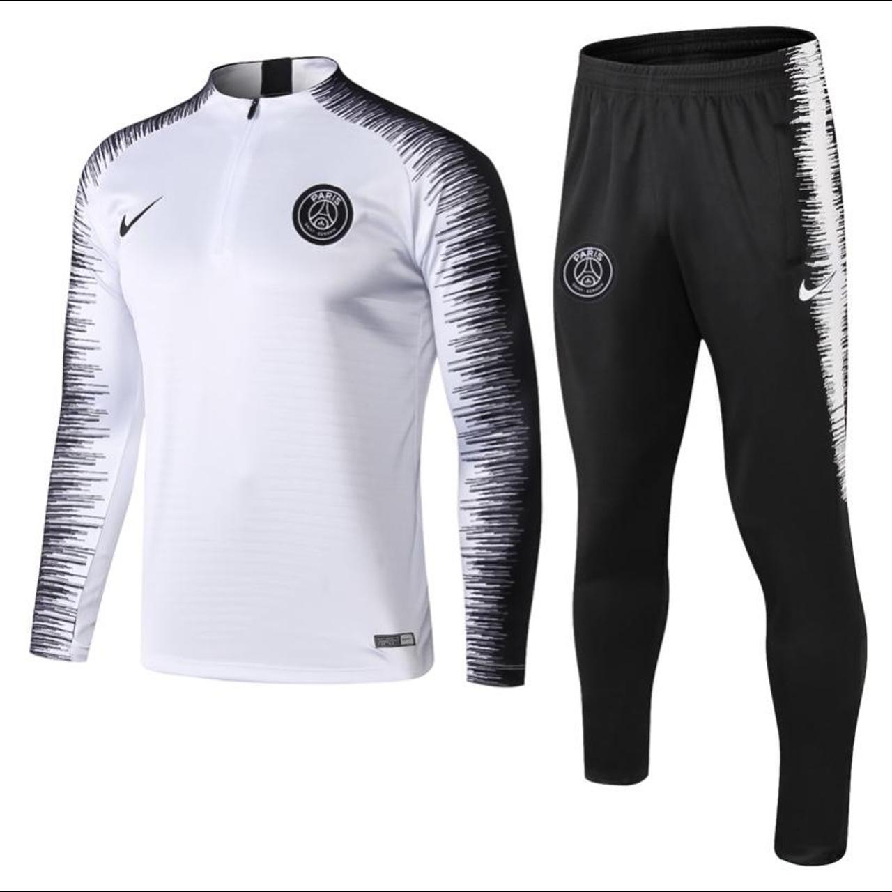 psg black and white tracksuit