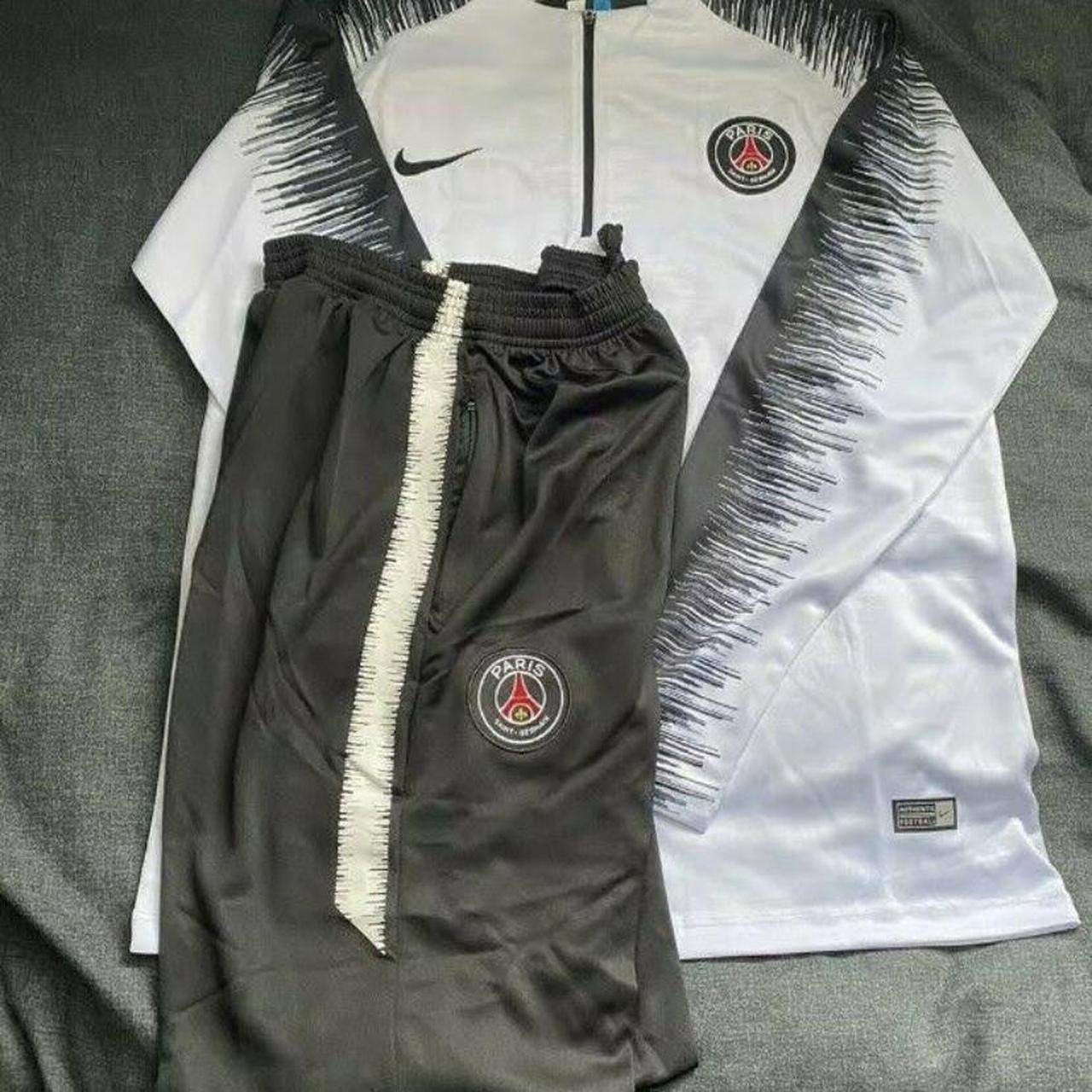 psg black and white tracksuit