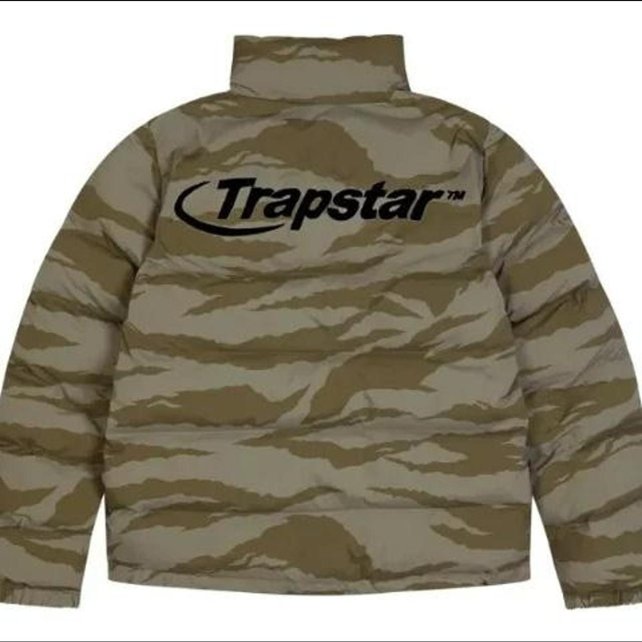 Trapstar Hyperdrive puffer jacket Tiger Camo Brand... Depop