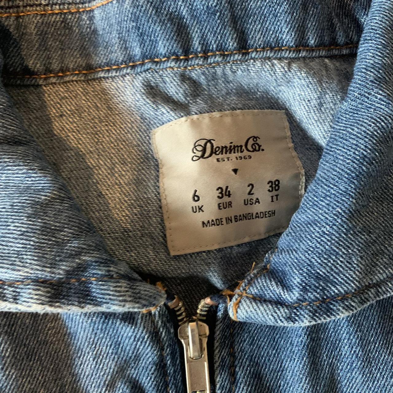 Primark denim jumpsuit boiler suit. Size 6. Belt and... Depop