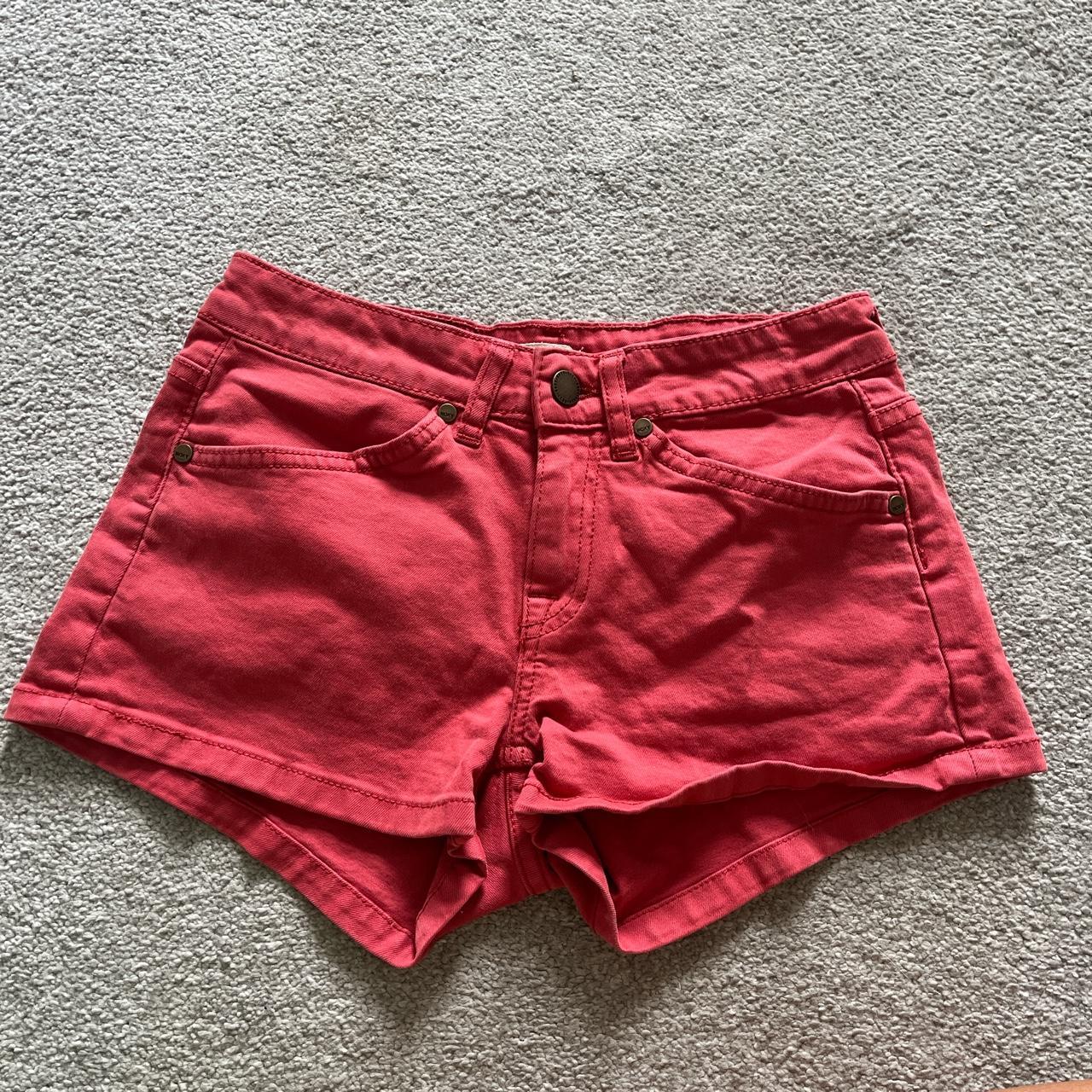 Roxy Women's Red Shorts | Depop