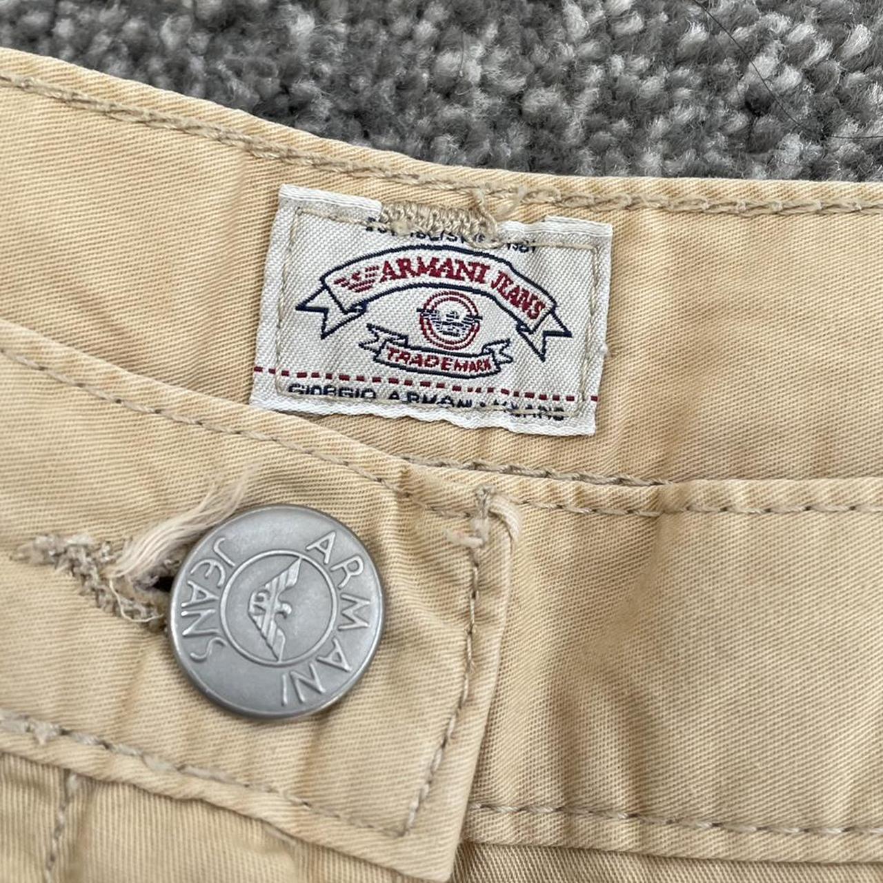 INSANE vintage Armani jeans/cargos (bought from... - Depop
