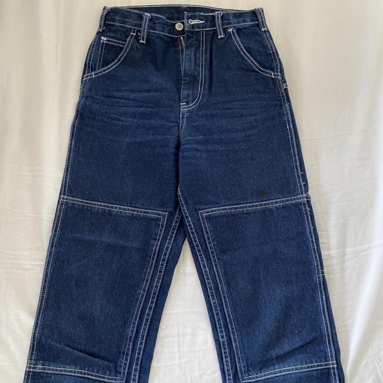 BRANDY MELVILLE denim jeans SIZE - SMALL (approx... - Depop