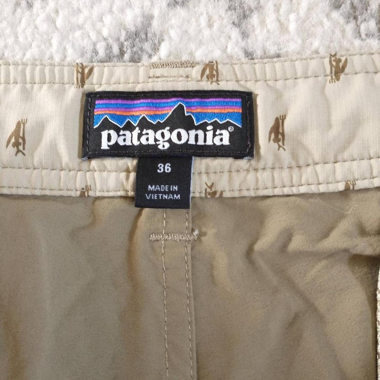 Patagonia Men's Stretch Wavefarer Walk Shorts in... - Depop