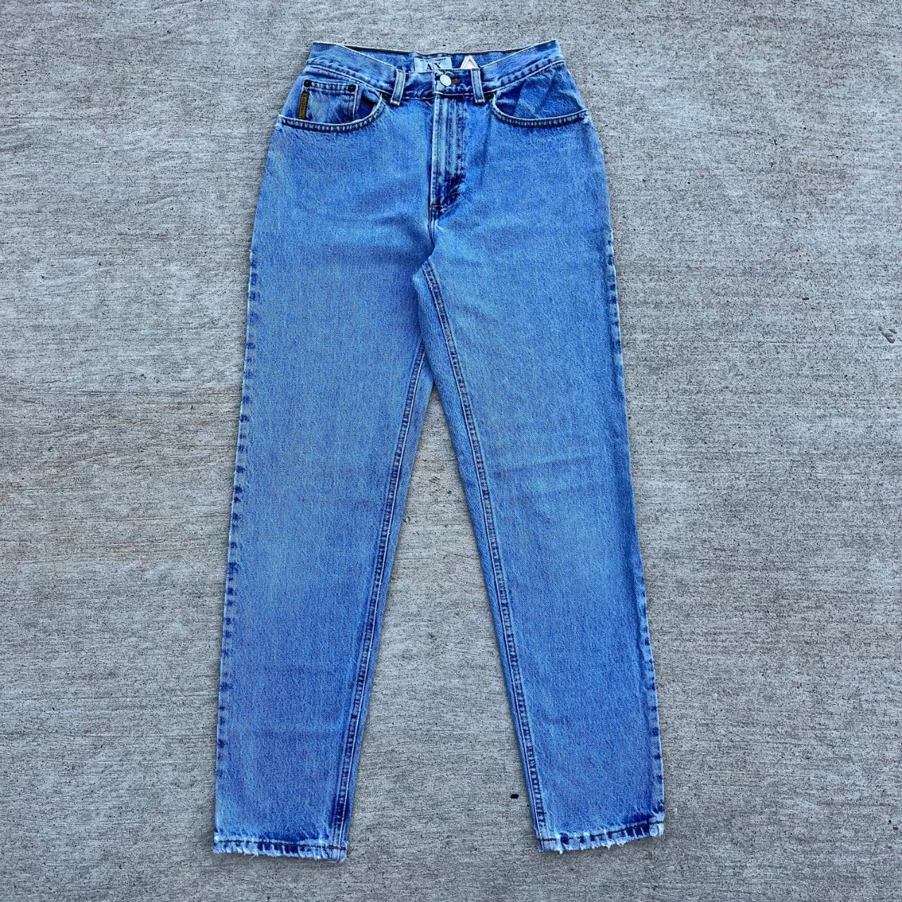 Armani Exchange Women's Blue Jeans | Depop