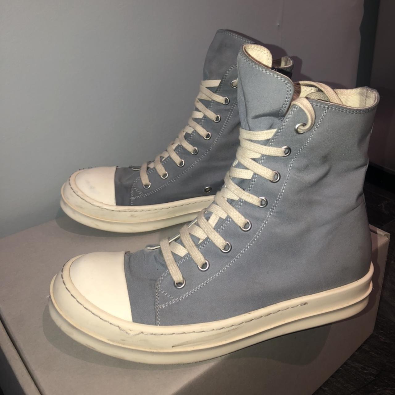 RICK OWENS DRKSHDW SNEAKERS TRAINERS HIGH TOP STONE... - Depop