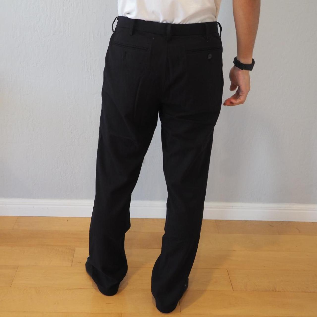 UNIQLO Men's Black Trousers Depop