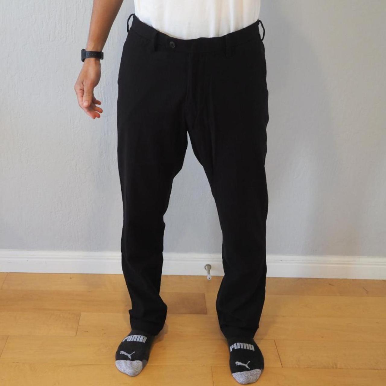 UNIQLO Men's Black Trousers Depop