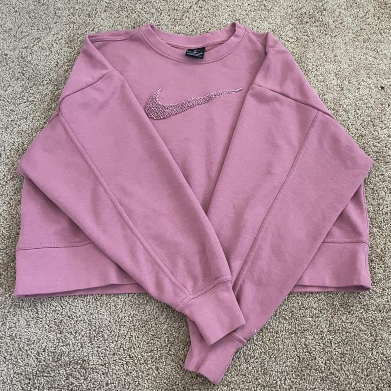 nike pink crewneck sweatshirt