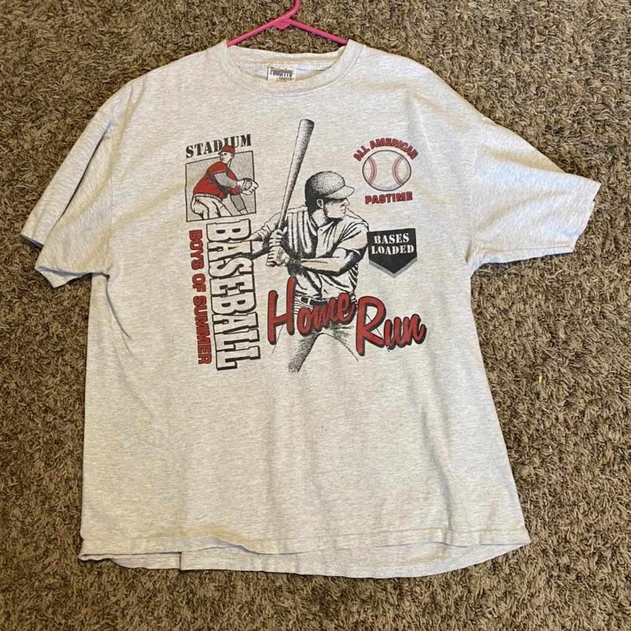 1990s Single stitch Baseball Shirt Size X-Large - Depop