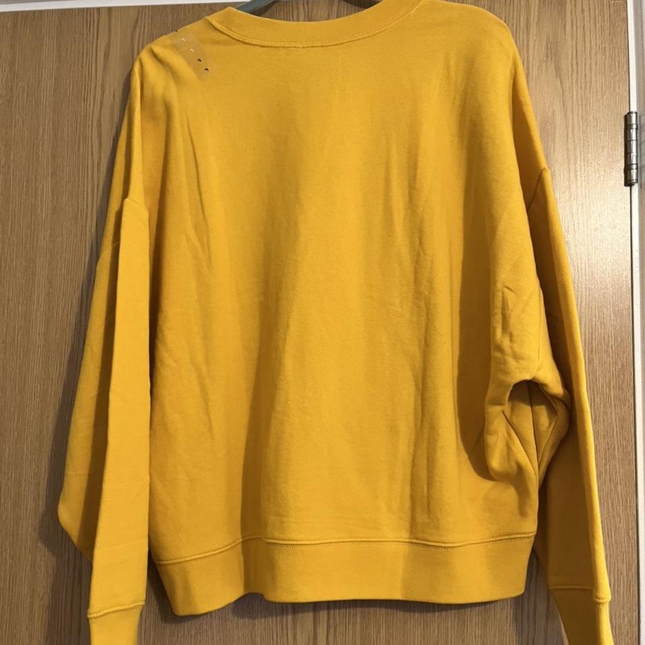 Gap Women's Yellow Sweatshirt Depop
