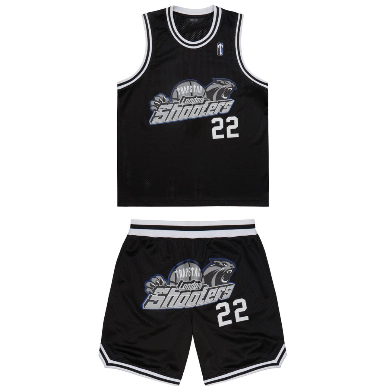 🔥 TRAPSTAR SHOOTERS BASKETBALL SHORTS SET BLUE Depop