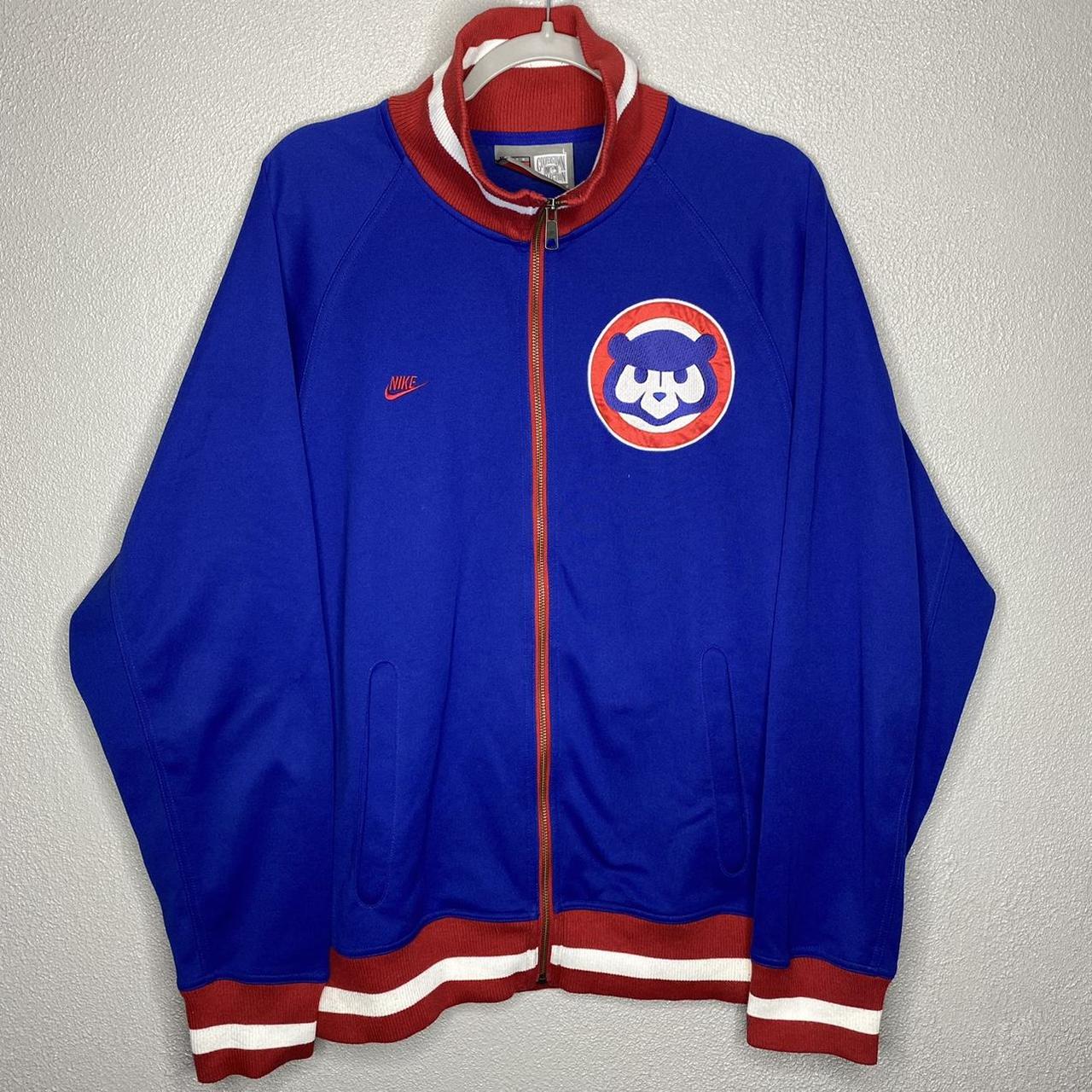 Vintage Nike Chicago Cubs Baseball Jacket - Depop