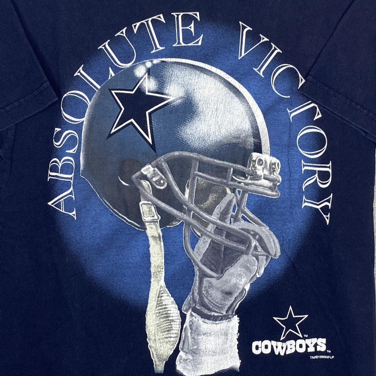 Vintage 1996 Dallas Cowboys “Absolute Victory” Shirt - Depop