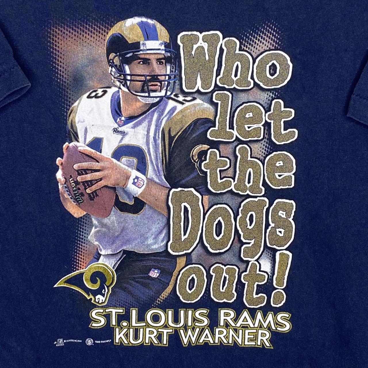 Vintage Kurt Warner saint louis rams jersey Super - Depop