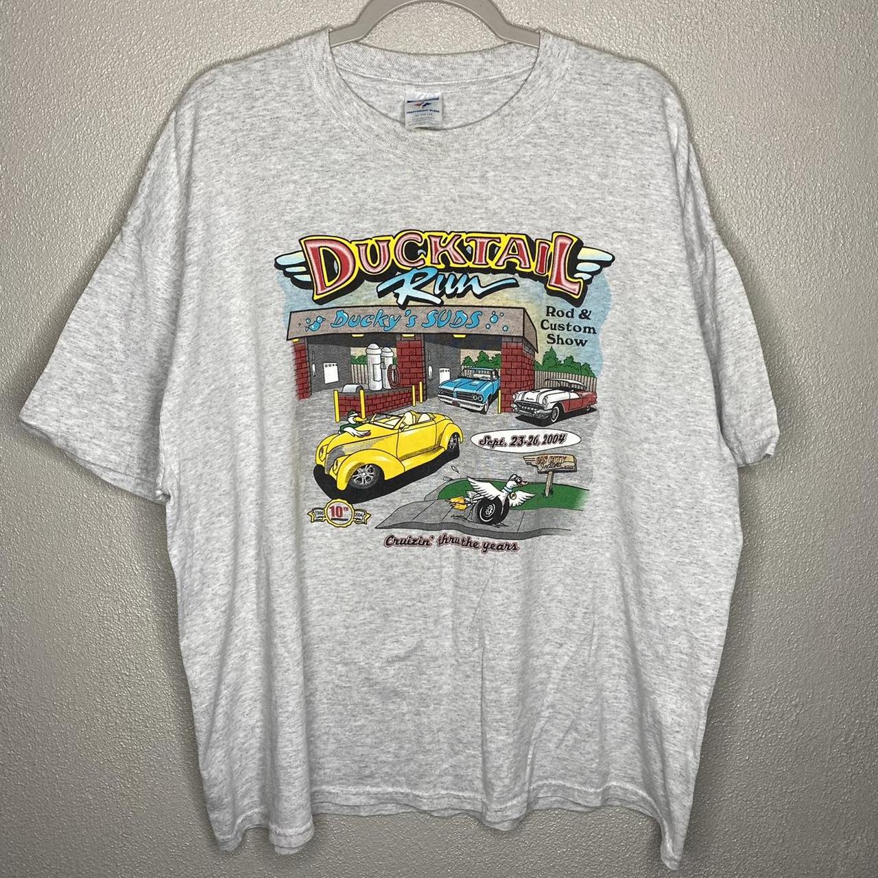 Vintage Cars Duck Tail Run Rod And Custom Show Shirt