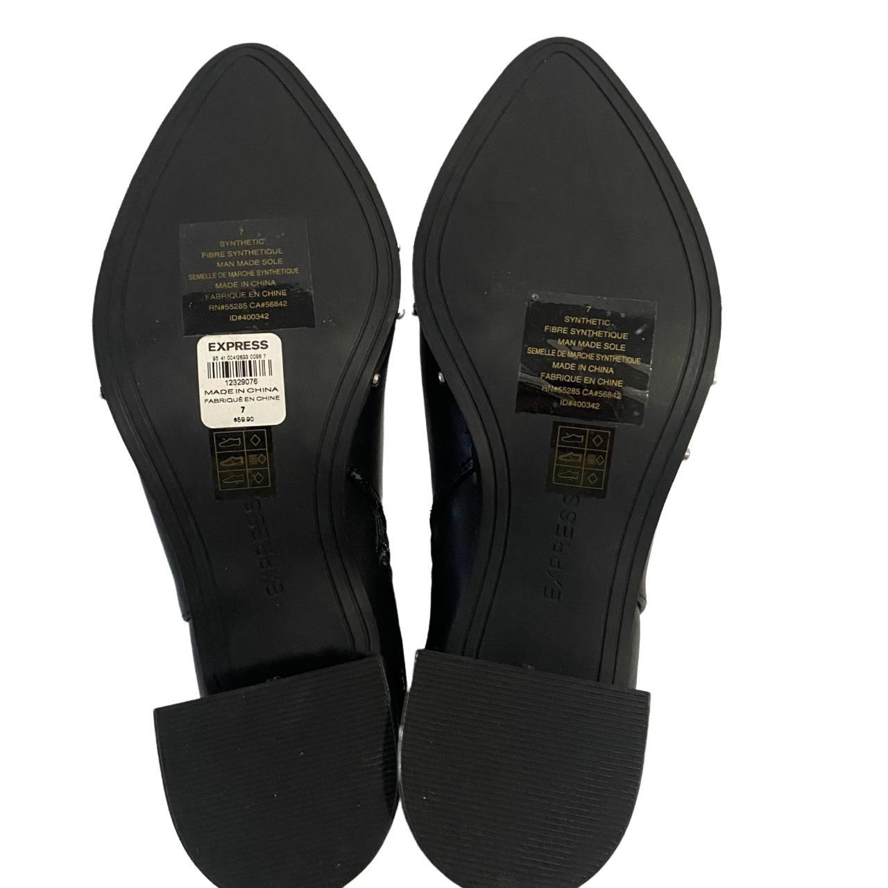 Express fashion black ankle boots size 7 NWOT... Depop