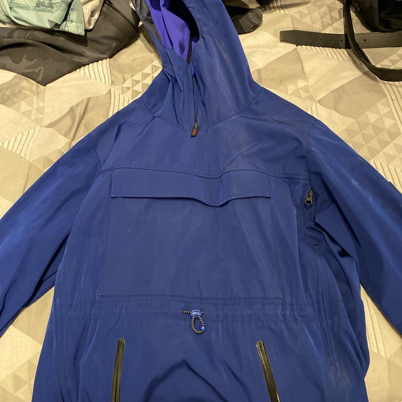 Karrimor Pullover Jacket, Dark blue waterproof... - Depop