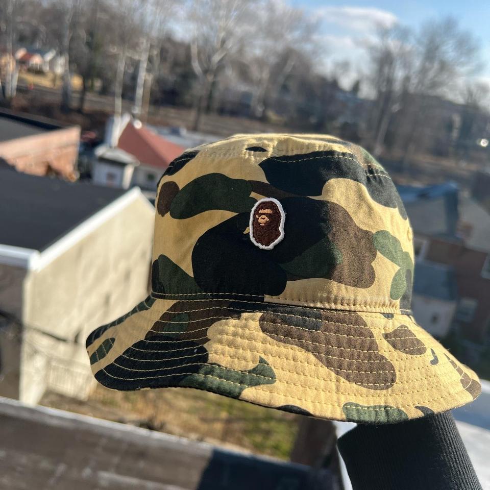 BAPE BUCKET HAT 1ST CAMO Unisex Bape. Depop