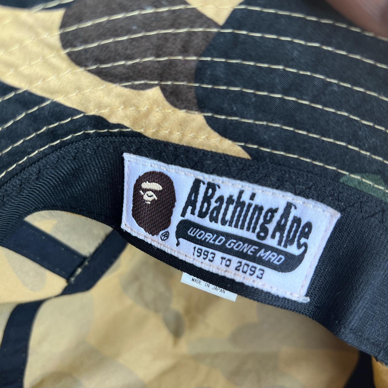 A BATHING APE】STA PATTERN DENIM バケットハット M109939134 - 帽子