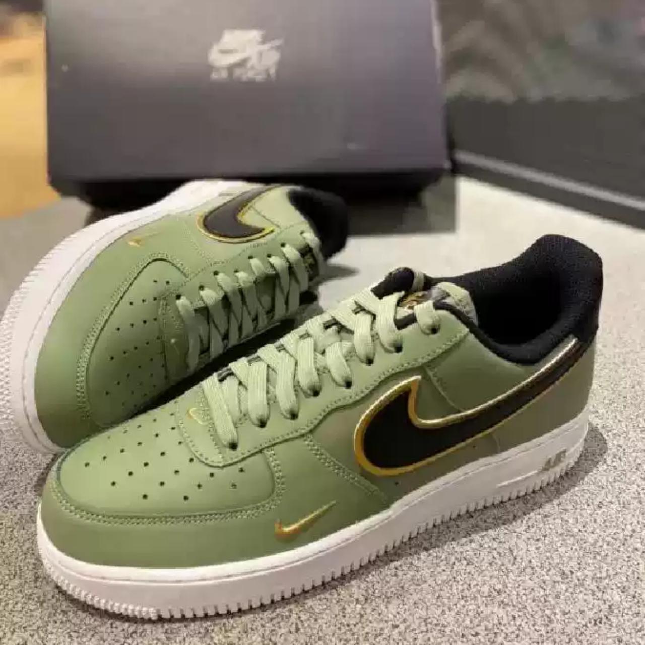 Air Force One 07 LV8 Suede 'Outdoor Green' size 9.5. - Depop