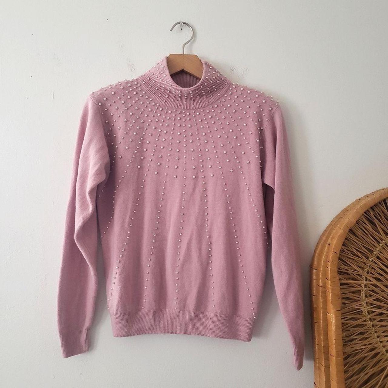 Light pink hot sale pullover sweater