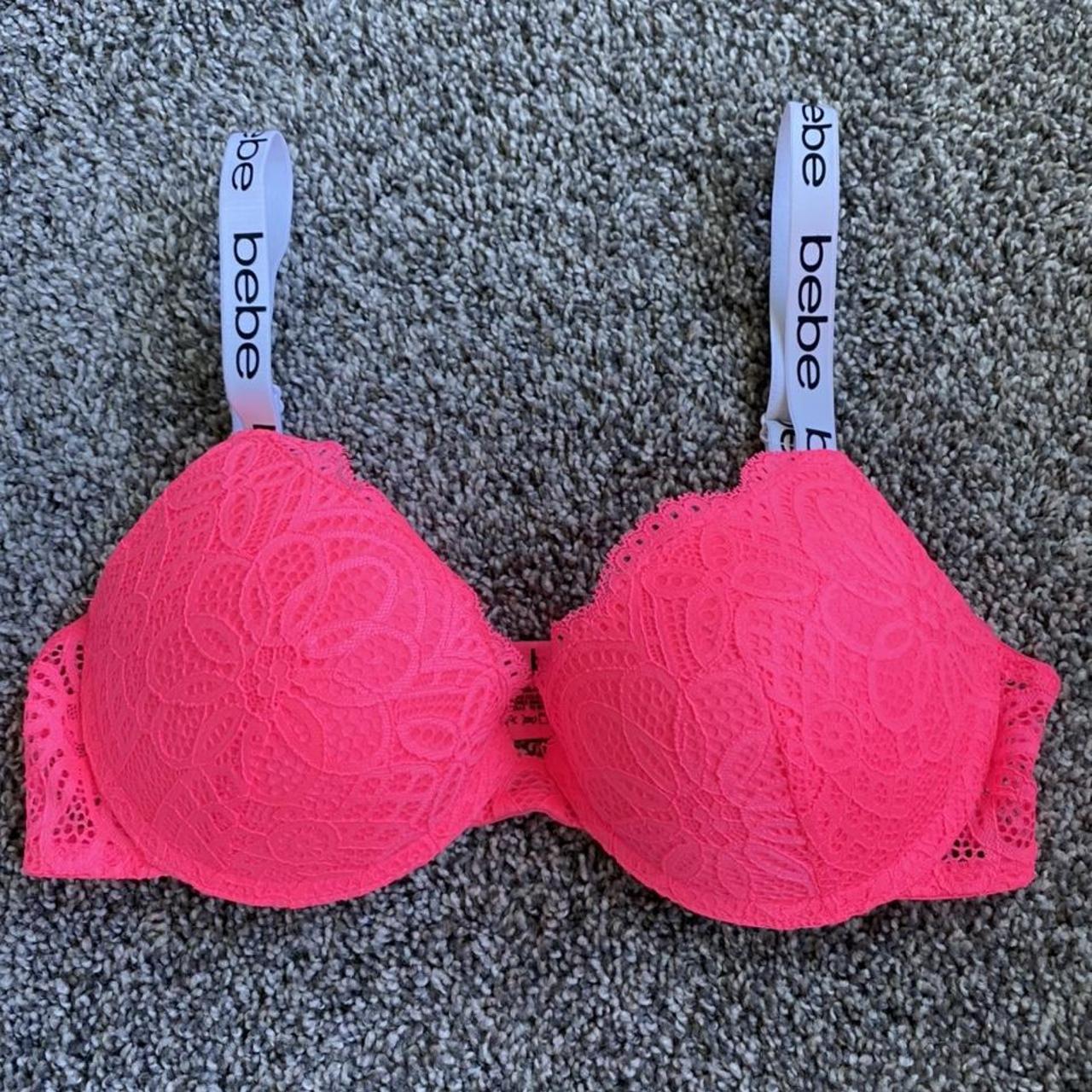 Like New Hot pink bra size 34B  Hot pink bra, Pink bra, Hot pink