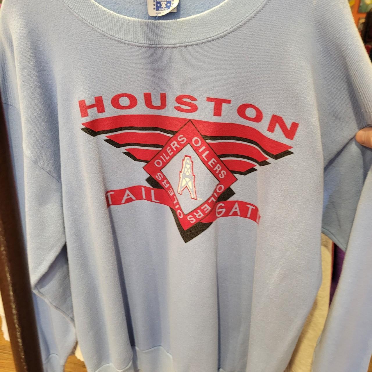 Houston oilers crewneck sweatshirt football - Depop