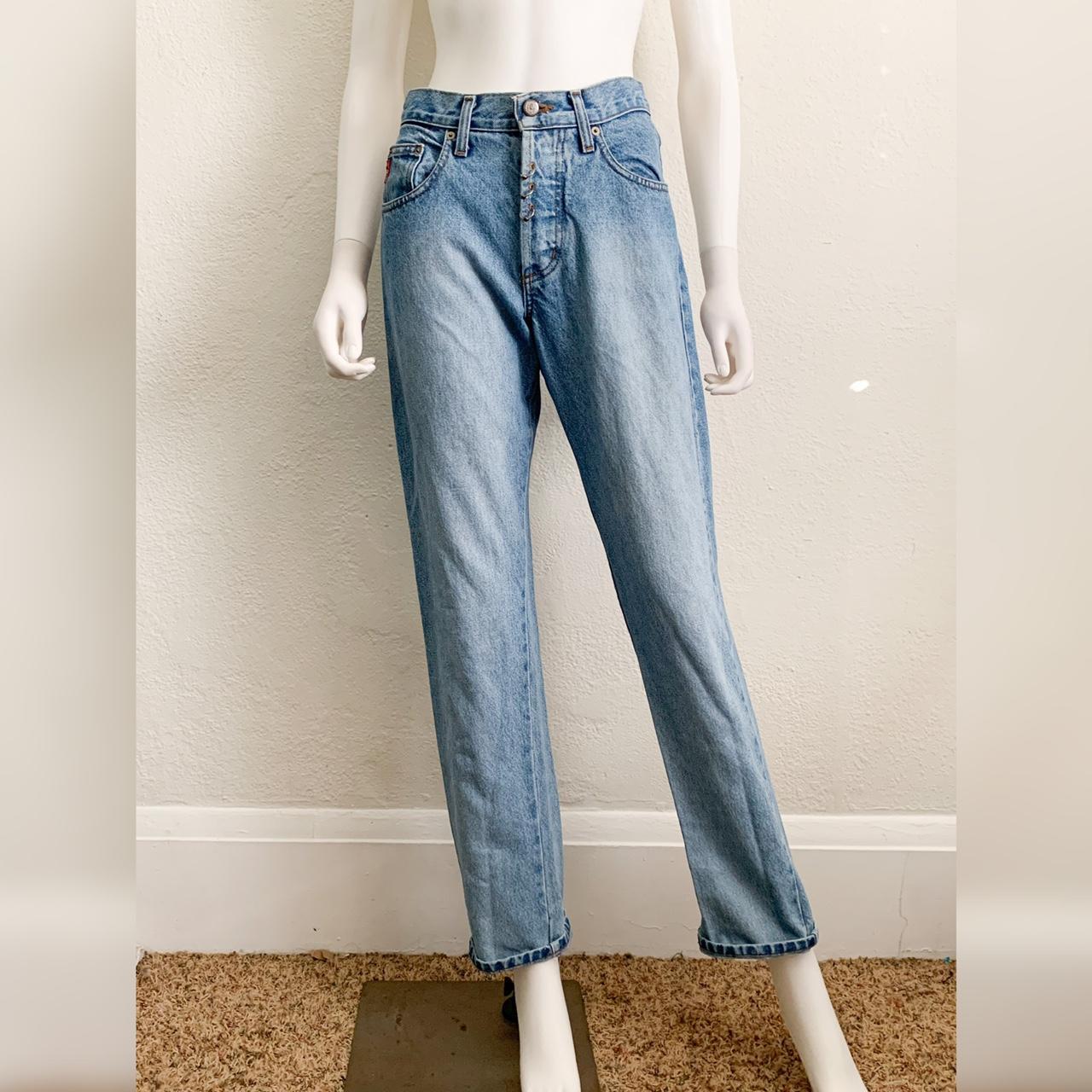 Vintage LEI Pierced Details High Rise Button Fly Jeans deals