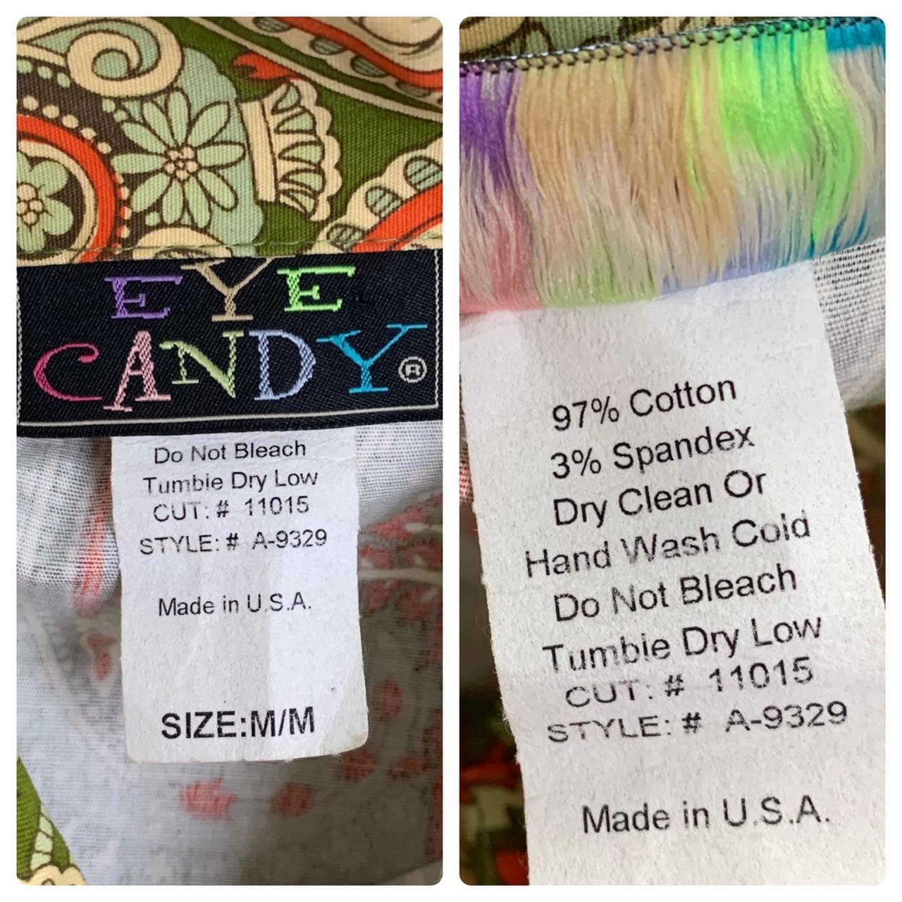 EYE CANDY vintage 90s does 70s floral paisley... Depop