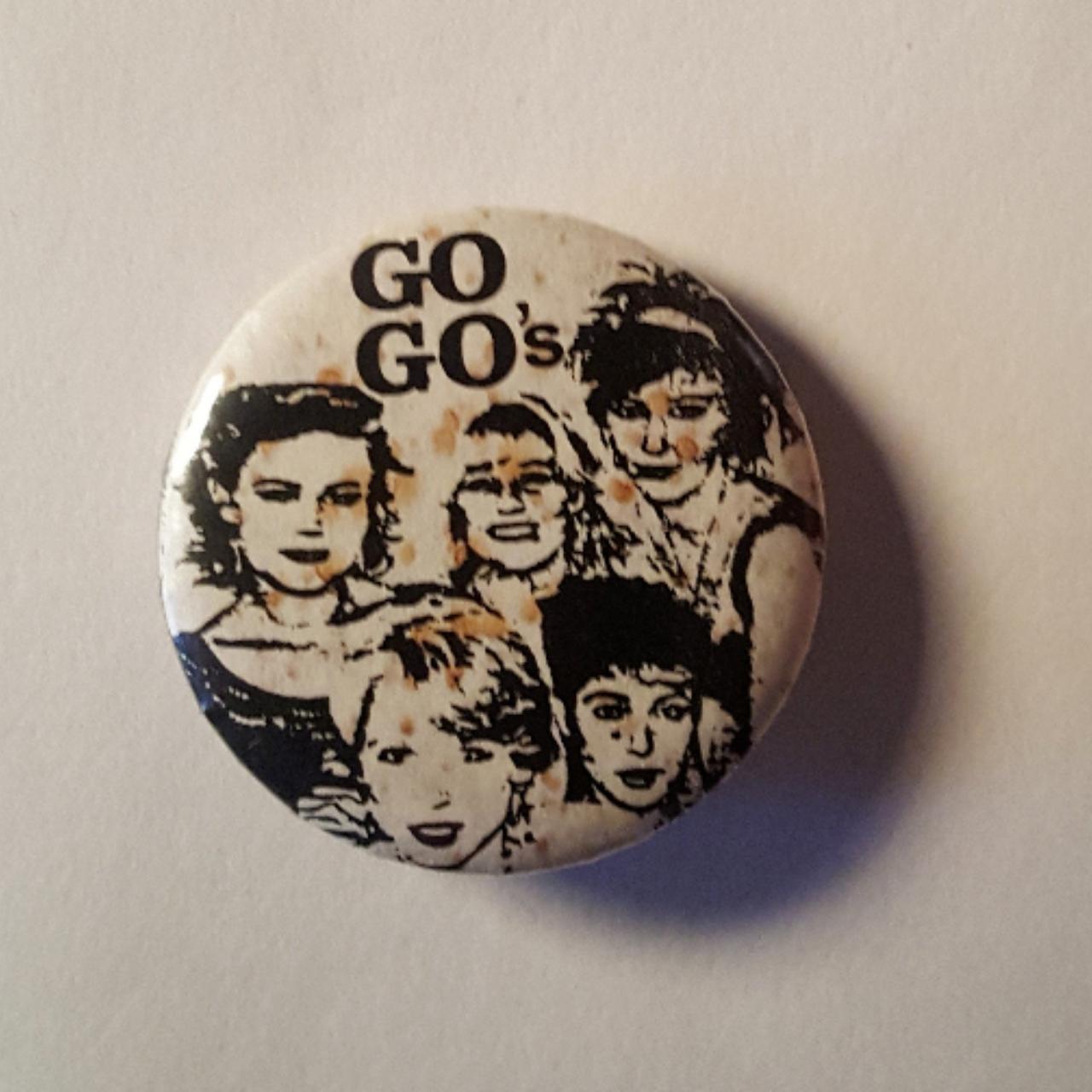 The Go-Go'S Pinback Rare 1.25