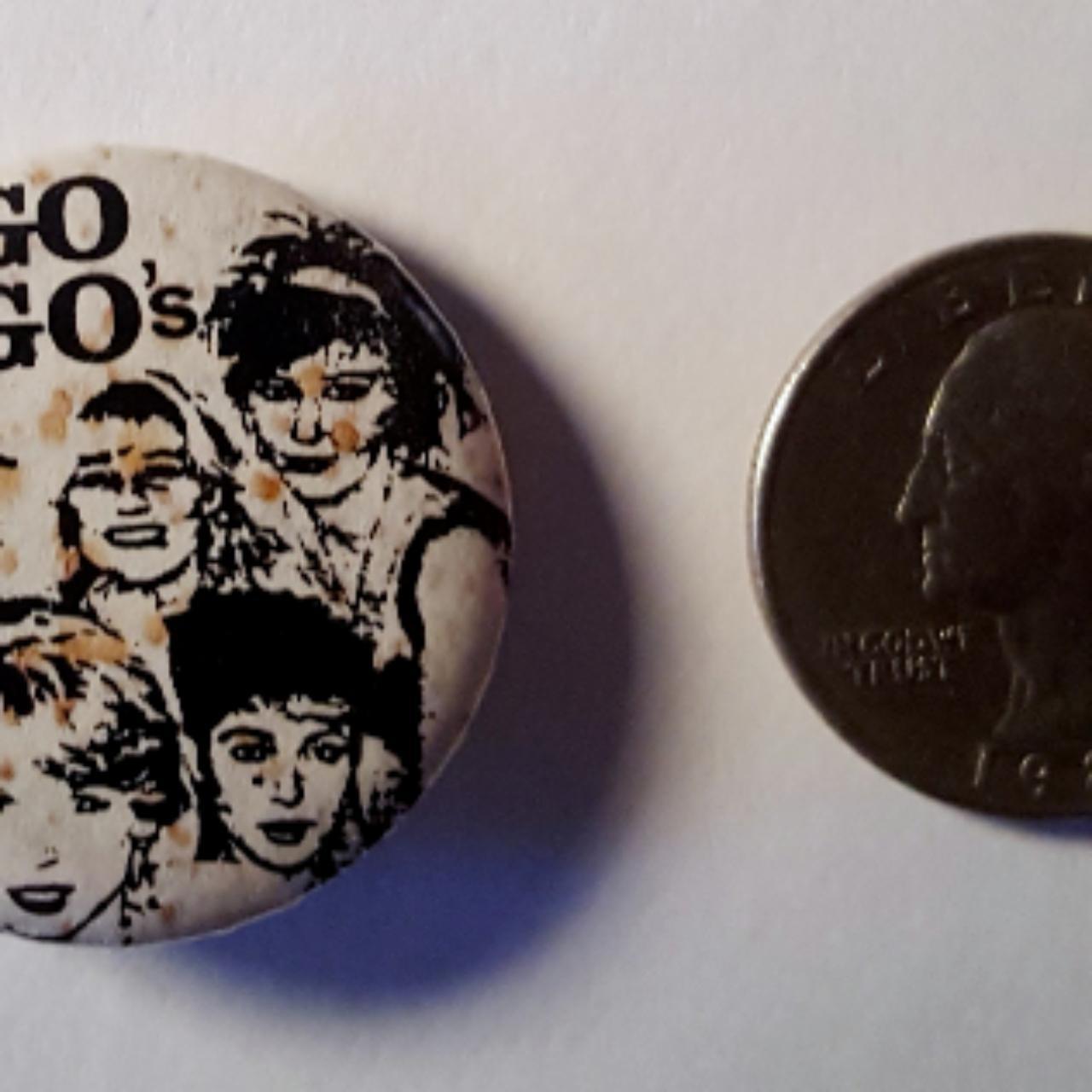The Go-Go'S Pinback Rare 1.25