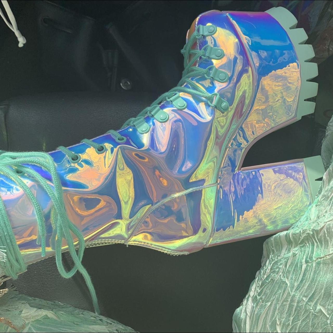 wings to fly holographic boots